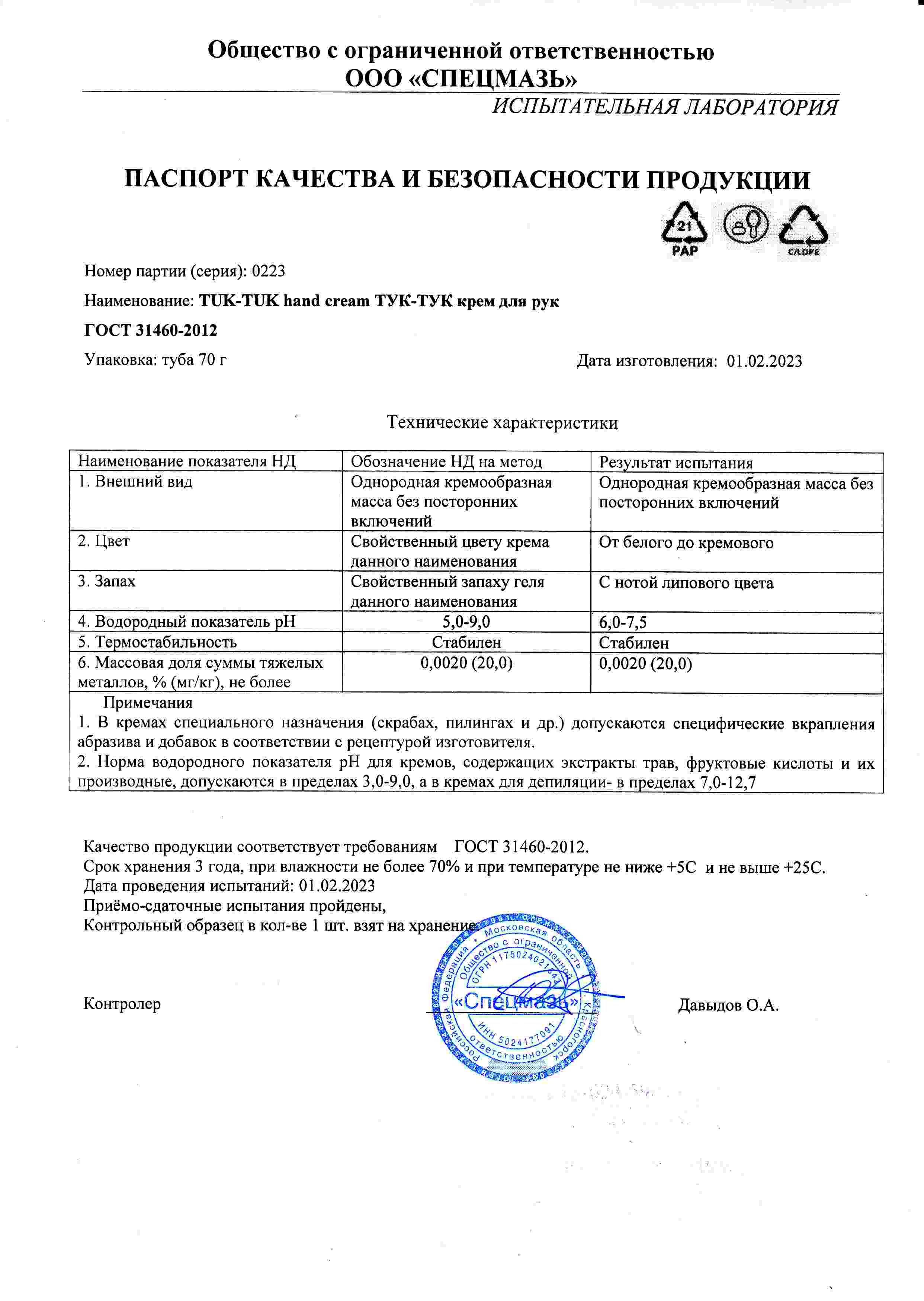 Паспорт №022023